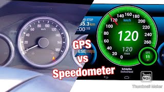 Difference between in GPS vs Car speedometer speed👈👈