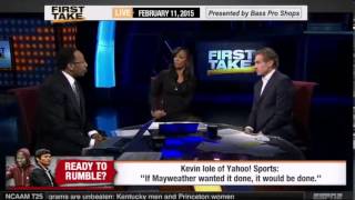 ESPN First Take   Mayweather Vs  Pacquiao    If Mayweather wanted it done, it would be done