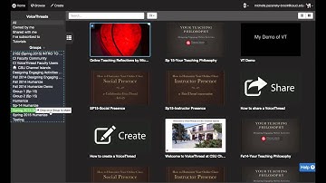 How to share a VoiceThread with your class