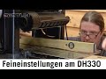 Feineinstellungen an der shinko dickenhobelmaschine dh330  hobelmaschinen einstellen