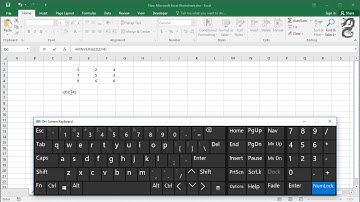 Inverse of Matrix in Excel