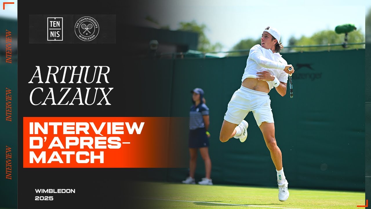 Arthur Cazaux ENCHAÎNE à Wimbledon | FFT