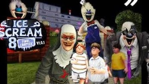 Ice Scream 8~ Gameplay Walkthrough Part1 -Full Game +Both Ending (ios  + android)