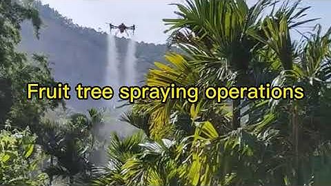 Fruit tree spraying operations-JIYI KX Flight Controller