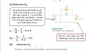 الاسس الكهربائية نظرية نورتن Norton’s Theorem (احمد شهاب)