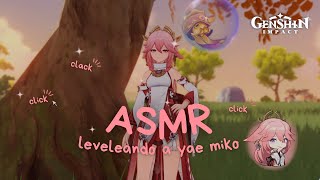 ASMR ✧ Shall we level Yae Miko together? 🌸🍡 [Binaural]
