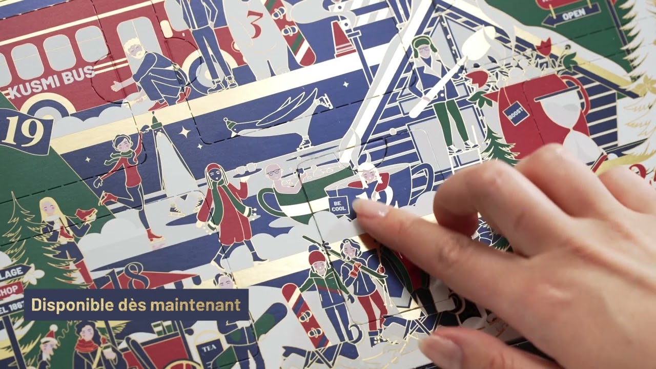 Calendrier de l'Avent Kusmi Tea 2024 - FR