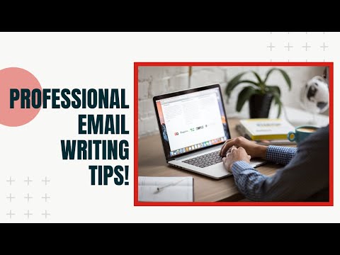 How to Write a Professional Email | Email etiquette rules every professional should know!