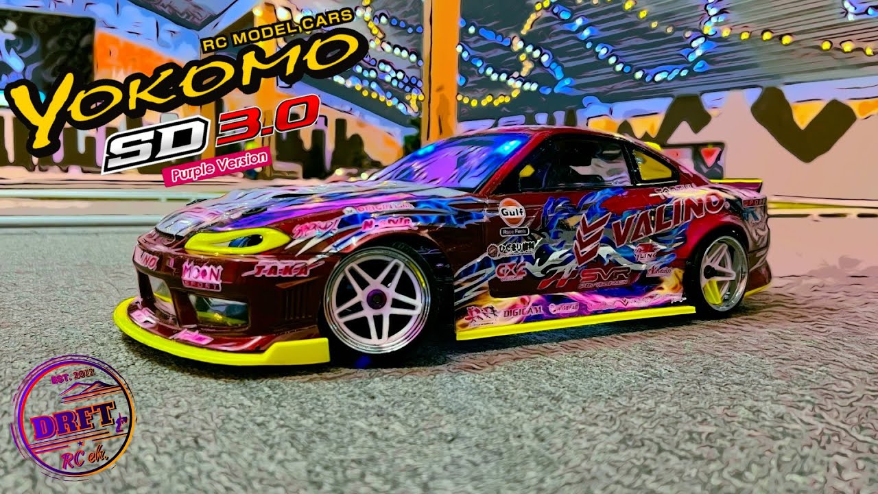 Nissan S15 Silvia , so a good Drift Car ( Yokomo SD3.0 ) - YouTube