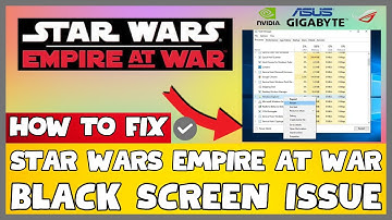 How to Fix Star Wars Empire at War Black Screen ISSUE | 2023 Easy Fix #updated