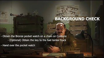 Prapor Task Guide - Background Check  - quick and dirty guide PVE / PVP