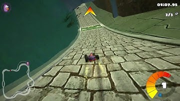SuperTuxKart 1.0 - Cocoa Temple Reverse 1:48.523