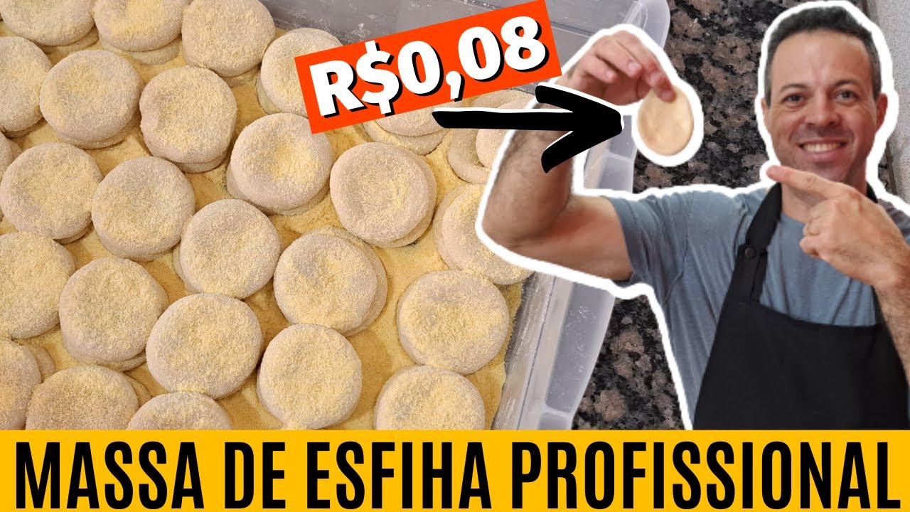 PIZZARIA DELIVERY -  ESFIHA PROFISSIONAL  I MASSA DE ESFIHA PROFISSIONAL - PIZZARIA DELIVERY