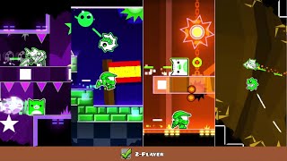 4 Two Player Medium Demons // Geometry Dash