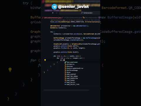 ГЕНЕРАТОР QR-КОДОВ НА JAVA #java #shorts #qrcode #coding