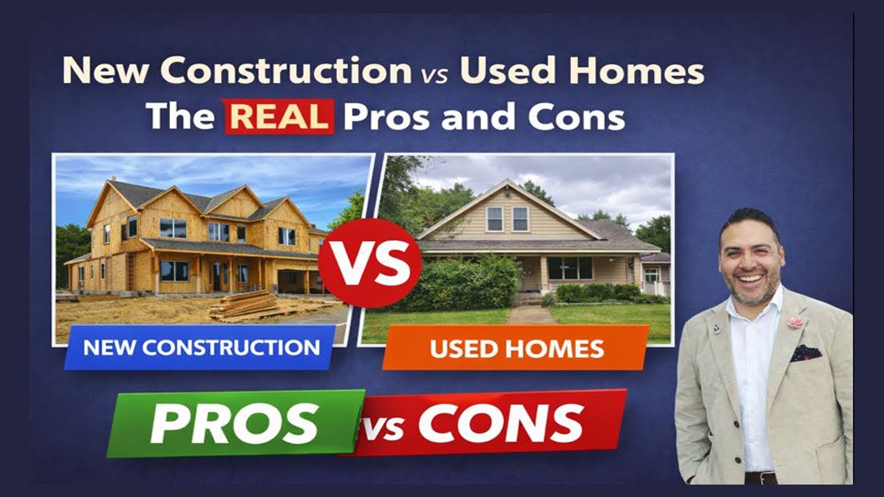 New Construction vs Used Homes. The REAL Pros vs Cons - YouTube