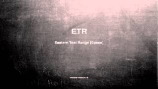 Famous What does ETR mean Wealth