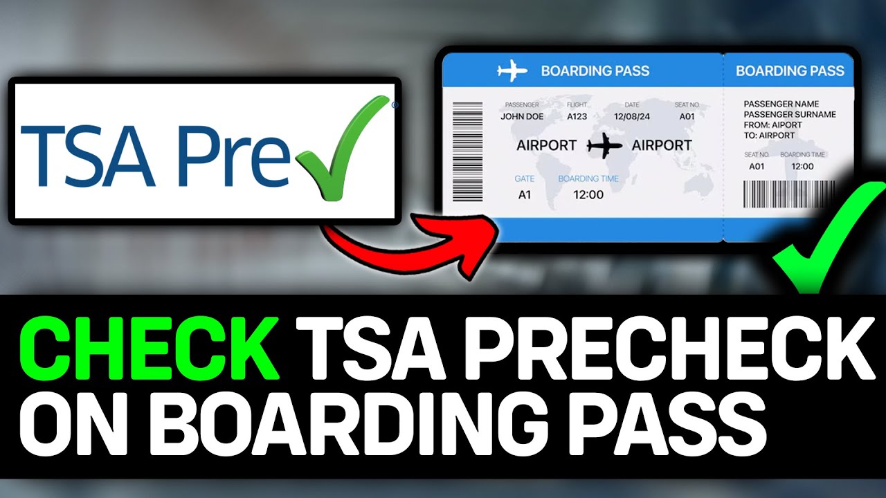 Machine Precheck Symbol How To See TSA Precheck On Boarding Pass After Checking In 2026 - Easy ...