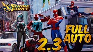 Nearly maxed Web warriors can auto 2.3?  Rival New Warriors?  Full gameplay and build.