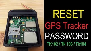 GPS tracker change reset admin password screenshot 3