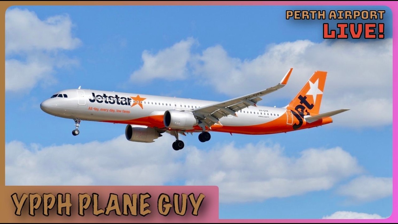 🔴🎥✈️ FREMANTLE DOCKERS AND FANS RETURN HOME! MEGA PLANE SPOTTING LIVE @ PERTH! W/ YPG