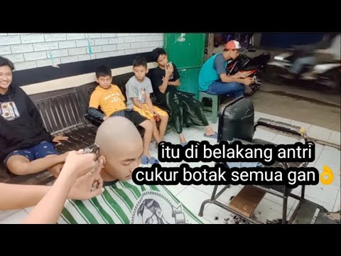 WOW AMAZING‼️..ANAK REMAJA BOTAK LICIN.biasanya dia cukur mullet #slickbalrd #asianbald #botaklicin