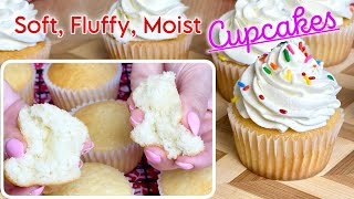 The SOFTEST, PLUSHEST CUPCAKES You'll ever make!
