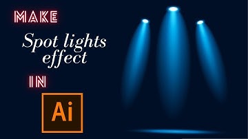 How To Create Spot LIght Effect in Adobe Illustrator||Very  Easy Tutorial