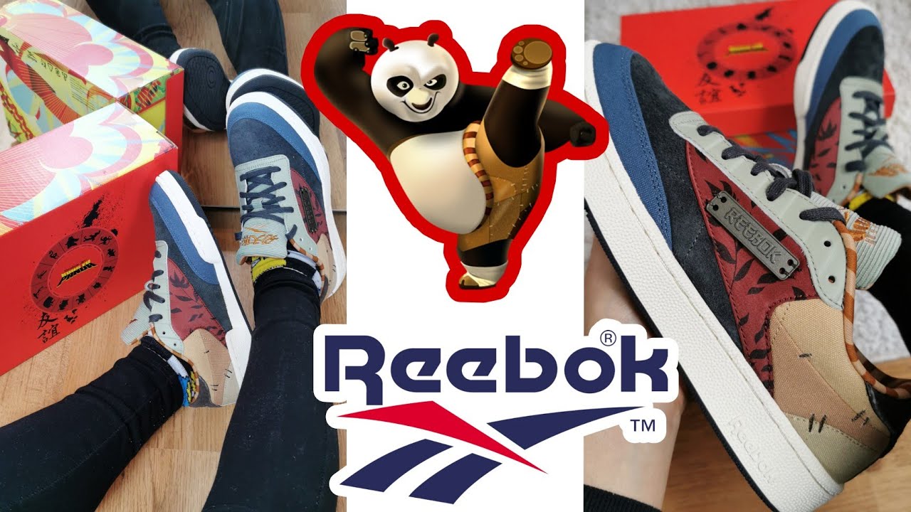 Reebok Club C 85 X Kung Fu Panda Unbox On Feet Eo Youtube