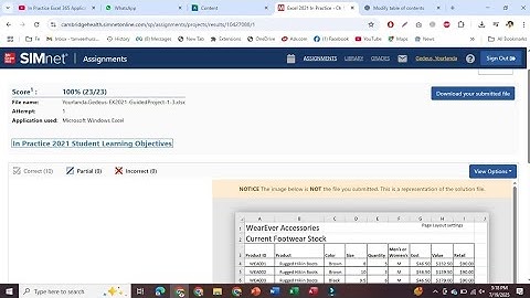 Excel 2021 In Practice - Ch 3 Advanced Project 3-7 | Chapter 3 | I can do 2024 chapter 1 2 3