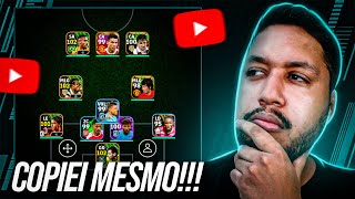 USANDO A FORMAÇÃO DE OUTRO YOUTUBER - EFOOTBALL 2024 MOBILE