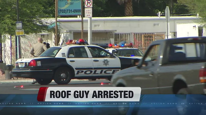Man arrested for throwing tile off roof during standoff