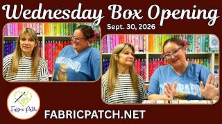 Wednesday Box Opening!! It's a FreeSpirit day with a flash of Riley Blake - ENJOY!! screenshot 4
