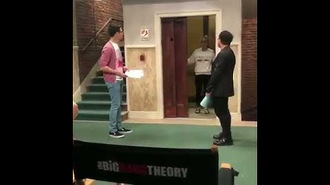 The Big Bang Theory Finale Episode - Behind the scenes Elevator scene Bloopers Season 12