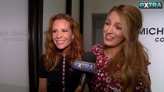 Blake Lively Dishes on Valentine’s Day Gifts for Her Kids at Michael Kors Show