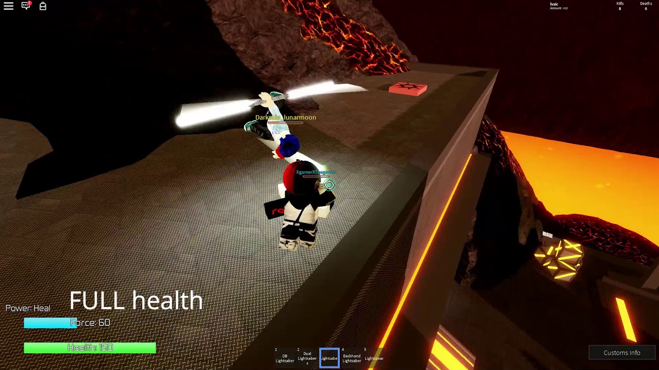  Roblox  LightSaber  Battle YouTube