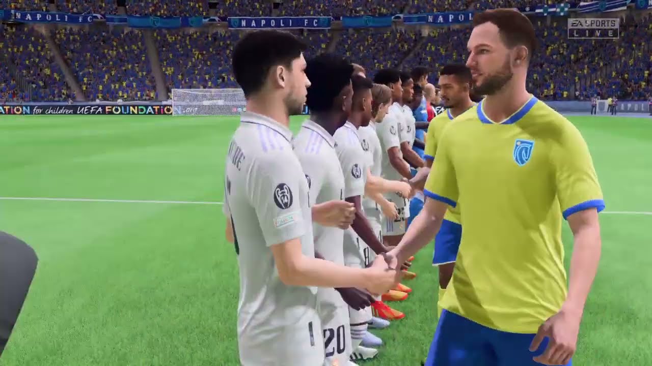 REAL MADRID X NAPOLI AO VIVO - CHAMPIONS LEAGUE JOGOS DE HOJE EAFC 24 PS5  EA SPORTS FC 24 #03 