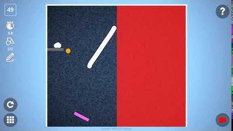 Check out how I solved level 49 in Brain It On! #BrainItOn