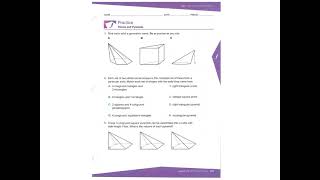 IM Geometry U5L12 lesson notes and practice #3, 5 and 6