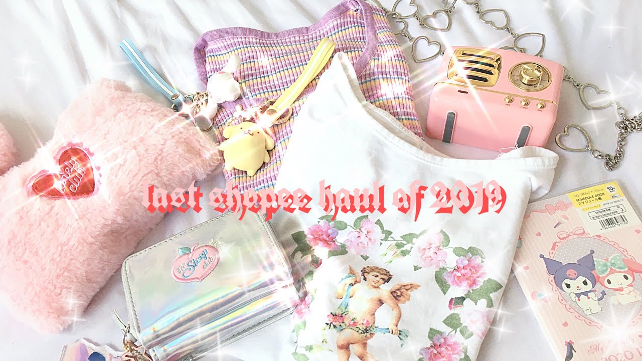 last shopee haul of 2019! 🐰