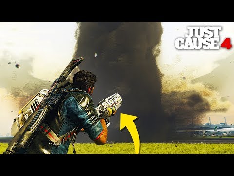 Just Cause 4 spawning the tornado anywhere on the map & controlling it!