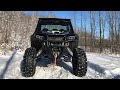 Polaris General XP Extreme cold weather review of Inferno heater and Spike upper doors!