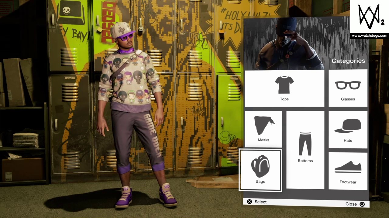 Watch Dogs 2 - Clothing/Paint Job Showcase - Pixel Art - Youtube