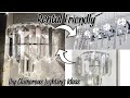 ✨2021✨DIY RENTAL FRIENDLY LIGHTING IDEAS / DIY Bathroom Light Fixtures / DIY Sconces /Glam Lighting