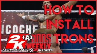 WWE 2K16 - How To Install Titantrons Tutorial For Beginners screenshot 3