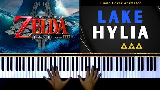 Video thumbnail of "Zelda Twilight Princess HD - Lake Hylia, Piano"