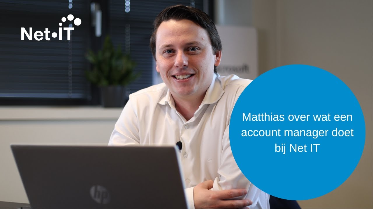 Matthias over wat een account manager doet bij Net IT - YouTube