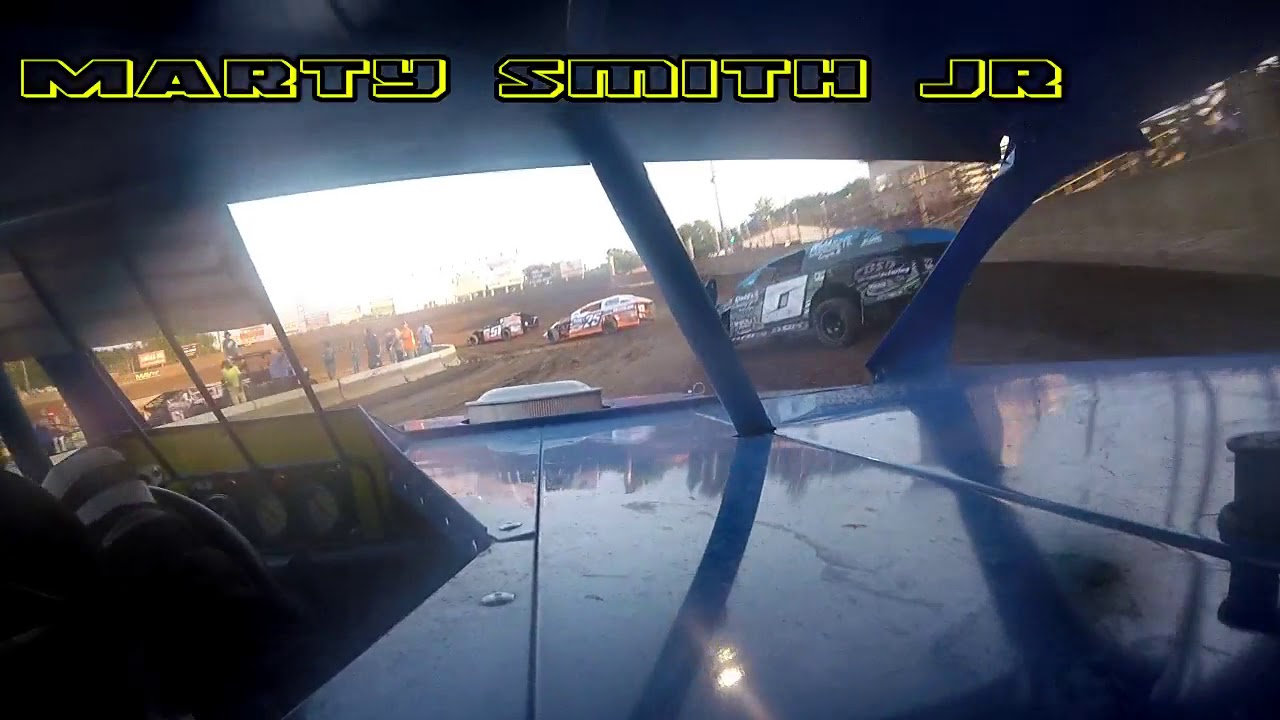 In Car Cam of Marty Smith Jr.  at Belle-Clair Speedway 8-3-18