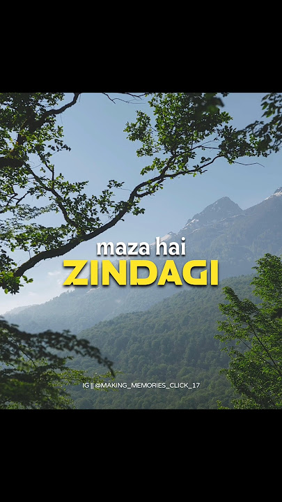 maza hai zindagi, nasha hai zindagi || #shorts #makingmemoriesclick17
