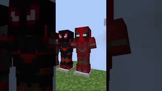 Deadpool in minecraft🩸✨ build hack | No Mods | #MinecraftBuilding #Shorts #fyp